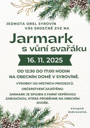 jarmark s místními výrobky