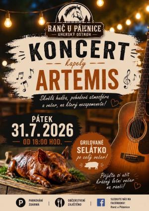 grilování na ranči